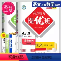 [正版]2023亮点给力提优班多维互动空间语文人教版+数学苏教版二年级上册江苏版小学同步训练测试卷全套江苏版阶梯作业书