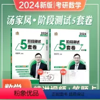 阶段测试5套卷 数学一 [正版]2024年汤家凤阶段测试5套卷十考前冲刺8套卷考研数学一数二数三汤家凤1800题零基础提