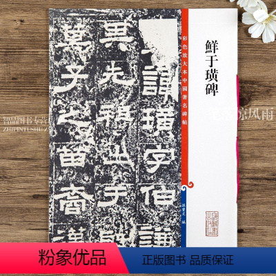 [正版]鲜于璜碑 彩色放大本中国碑帖第十集 繁体旁注隶书碑帖毛笔书法字帖 孙宝文编 上海辞书出版社