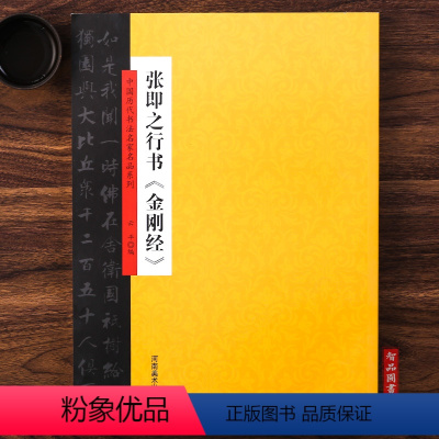 [正版]张即之行书金刚中国历代书法名家名品系列云平编 毛笔软笔行书书法练字帖附简体旁注河南美术出版社