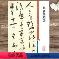 [正版]蔡襄墨迹选 高清彩色放大本共17帖第十二集 孙宝文成人学生行书毛笔字帖书法临摹帖虹县帖碑帖 附繁体旁注上海辞书