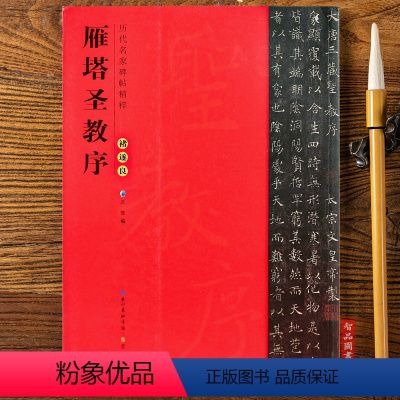 [正版] 褚遂良雁塔圣教序 楷书入门临摹练字 初学毛笔字帖书法成人学生临摹楷书古帖 简体旁注原碑原帖 历代名家碑帖精粹