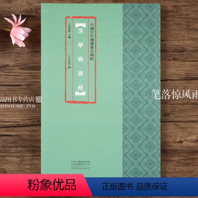 [正版]清华战国简 中国古代简牍书法精粹 毛笔书法字帖 临摹赏析 战国简牍字帖 毛笔古代简牍书法 简牍书法研究 河南美