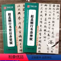 [正版]赵孟頫行书字帖 前后赤壁赋 洛神赋并序 赵体初学者毛笔书法字帖原碑高清放大例字讲解 传世碑帖高清原色放大对照本