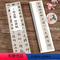 [正版]共2本 元赵孟頫洛神赋碑帖临摹卡 洪亮编 简体旁注行书毛笔字帖书法成人学生临摹单行临摹范本古帖 安徽美术出版社