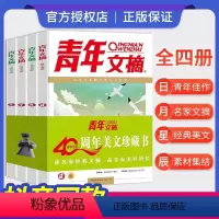 青年文摘40周年美文珍藏书全四册 [正版]青年文摘40周年美文珍藏书日月星辰全四册合订本青少年文摘彩版2023小学初中高