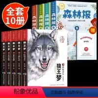 [10册]沈石溪狼王梦+森林报 [正版]彩图版森林报春夏秋冬全四册二十一世纪出版注音商务印书馆人教版三四五六年级阅读必读