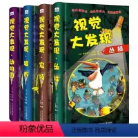 全4册视觉大发现 [正版]视觉大发现全套4册 寻找隐藏的图画儿童手电筒游戏书大本 手电筒看里面科普透视绘本 专注力训练6