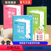 [小学作文提升·全套7册]句式强化训练+60天优美句段 [正版]时光学句子训练小学生语文句式训练大全扩句仿句组词造句修改