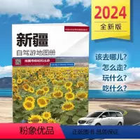 [正版]2024年新版 新疆自驾游地图册 天山 梦幻阿勒泰自驾 大比例尺户外旅游行车地图 中国分省自驾游地图册系列