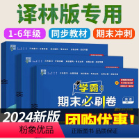 [译林版]英语+[人教版]语文+[苏教版]数学 六年级下 [正版]2024年 译林版小学英语试卷测试卷全套教辅书三四五六