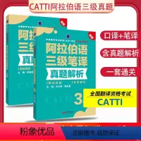 [正版] 备考2024CATTI阿拉伯语三级口译+三级笔译真题解析 三级笔译口译阿拉伯语真题 全国翻译资格考试用书 新