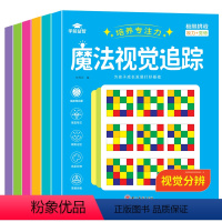 魔法视觉追踪 [正版]全套6册 魔法视觉追踪 为孩子成长打好基础 专注力训练视觉注意力训练幼儿童魔法视觉追踪早教益智教具