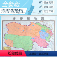 [正版]青海省地图挂图 行政/交通/旅游/河流/机场 详情到村镇中心 1.4X1.0米竖版装 比例1:106万