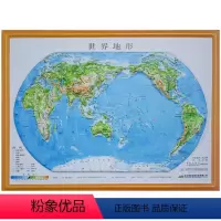 [正版]世界16开立体地形图 世界地形 世界地理填充训练地图 立体地图 填充地理 世界地理填充训练地图 立体地图 填