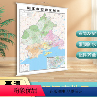 [正版]版 阳江市行政区划图 阳江市地图 交通地理图 广东省阳江市 高清挂图双全开 书房地图贴图 阳东区