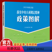 [正版]2023年修订 落实中央八项规定精神政策图解 中国方正出版社 纪检监察工作学习图解系列党风廉政建设案例学习