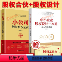 [正版]全套2册小公司股权合伙全案+中小企业股权设计一本通臧其超著股权激励与股权架构设计合伙人合作协议企业管理培训书籍