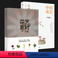 [正版]2册 花艺素材大全+中国花艺鲜切花品种图册花材大全园艺花叶枝果干燥花植物图鉴识别花图鉴花艺素材图解花店插花设计