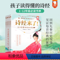 [歪歪兔新书]诗经来了全4册 [正版]歪歪兔诗经来了(全4册)风雅颂全集古诗词大全中小学生初中生古诗词鉴赏诗经儿童版详解