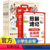 图解速记小学生必背古诗词 [正版] 诗词中有科学全6册 72首古诗词+210个科学知识点+18个科学视频 小牛顿团队 三