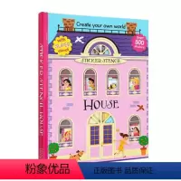 [正版]House 静电贴纸书-房屋设计师 进口原版