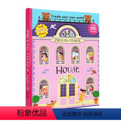 [正版]House 静电贴纸书-房屋设计师 进口原版