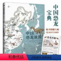 中国恐龙地图6岁 [正版]中国恐龙地图6岁+儿童古生物科普绘本种类动物探索地理分布彩插图