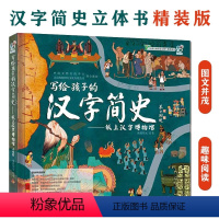 [正版]写给孩子的汉字简史纸上汉字博物馆儿童汉字历史立体启蒙趣味书
