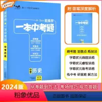 [一本中考题] 历史 全国通用 [正版]2024版星一本中考题中考历史初一初二初三中考总复习历史专项训练一本涂书文脉教育