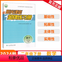 [阳光课堂金牌练习册]数学 人教版(RJ) 二年级下 [正版]2024春阳光课堂金牌练习册二年级下册数学小学通用版人教2