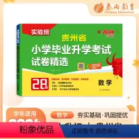 [正版]实验班小升初真题卷2024贵州省小学毕业升学考试试卷精选数学人教版六年级下册总复习必刷题2023年历年真题试卷