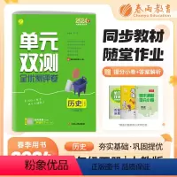历史 八年级/初中二年级 [正版]2024年春单元双测八年级下册历史人教版初中二年级同步测试卷期中期末专项提优达标中考特