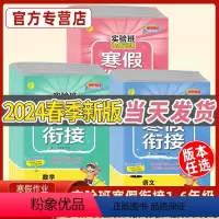 语文+数学+英语3本套装 人教+人教+人教 小学三年级 [正版]2024版实验班寒假衔接语文数学英语人教版苏教北师译林