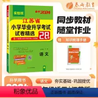 语文 小学升初中 [正版]小升初真题卷2024语文江苏省小学毕业升学考试试卷精选小考总复习知识大集结辅导书测试卷考必