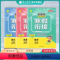 语数2本 人教+人教 小学五年级 [正版]2024实验班提优训练寒假衔接五年级上册升下册语文数学英语人教苏教北师青岛译林