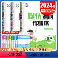 [正版]2024亮点给力提优课时作业本五年级下册语文数学英语江苏人教版苏教版译林版 5年级下统编版同步小学课时单元期中