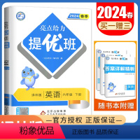 [正版]译林版2024亮点给力提优班英语六年级下册 6年级下江苏小学同步课时随堂天天练教辅练习册 单元提优期中期末测试