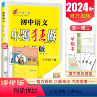 [正版]2024春小题狂做提优版语文七年级下册人教版 7年级下初中课时同步训练初一期末专练基础巩固阅读提优初中现代文语