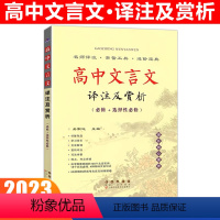 [正版]高中文言文译注及赏析高中语文文言文全解一本通完全解读人教版阅读专项训练翻译常识助读高中必修古诗文翻译书阅读训练