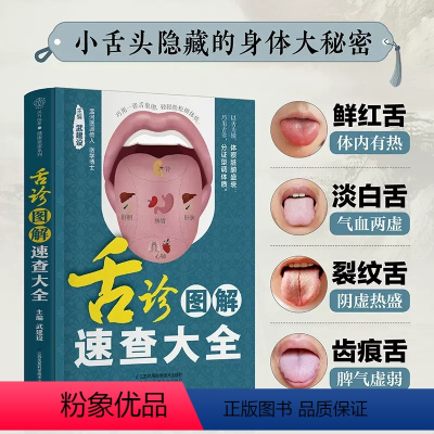 [正版] 舌诊图解速查大全 零基础 中医 舌诊舌象体质人体经络穴位图舌诊辩证中医舌诊图谱舌诊的原理及临床意义257幅彩