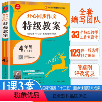 开心同步写话特级教案2年级·下册 [正版]4年级下册同步作文教案教师用书培训辅导