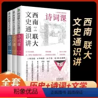 [正版]全套3册西南联大文史通识讲. 文学+诗词+历史课 从夏商周到宋元明清系统了解中国古代史中国历史