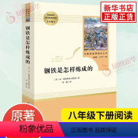 [正版]钢铁是怎样炼成的 人教版初中八年级下册语文原著书完整版 人民教育出版社 初中生八年级下册语文课外阅读名著