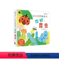 [正版]邦臣小红花小小世界游戏书你好昆虫 0-3岁中英双语宝宝启蒙认知早教书撕不烂纸板书3-6岁儿童翻翻书洞洞书早教启