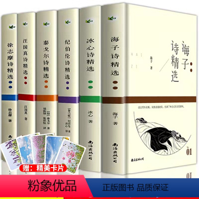 [正版]全6册 汪国真诗集海子徐志摩冰心纪伯伦泰戈尔诗精选 泰戈尔诗选飞鸟集新月集现代集全集海子的书散文诗集现代诗歌精