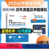 [正版]环球2024中级经济师考试 金融专业知识与实务历年真题及押题模拟试卷中级全新真题精编押题 赠通关宝典手册新版2