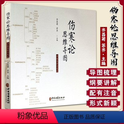 [正版]书籍伤寒论思维导图-中医生学习笔记