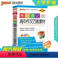 高中作文万能素材 高中通用 [正版]2024新版图解速记高中作文素材 高考满分作文大全高中语文作文素材掌中宝口袋书高一高