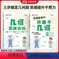 [全2册]简单学几何+几何思维训练 小学通用 [正版]小学数学几何思维训练四五六年级上册下册同步练习册简单学几何专项强化